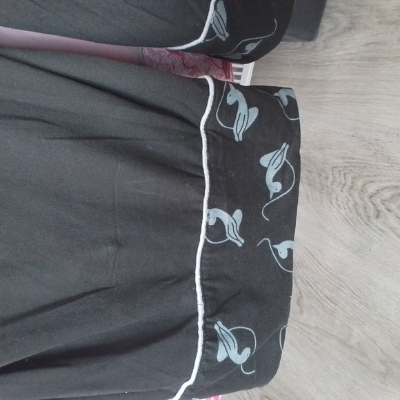 NEW Baby Phat Ladies Black Loungewear Pajama Top & Pants Set Sz Large - Picture 11 of 16